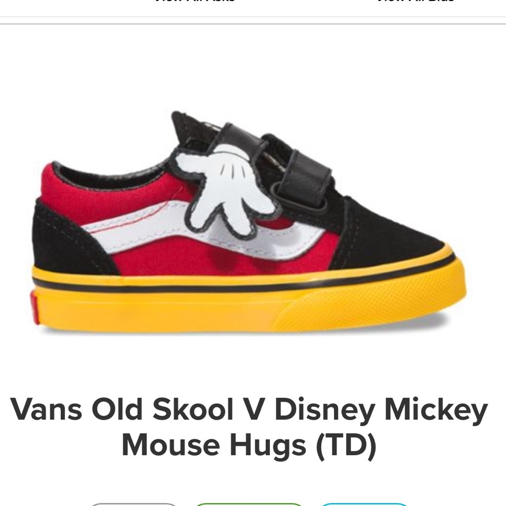 Mickey Mouse 90 birthday toddler vans